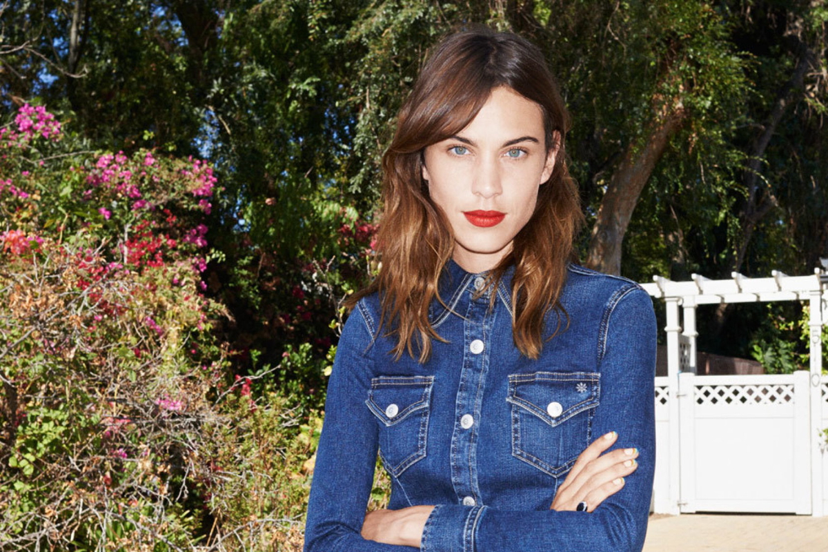 BYCHILL BLOG Alexa Chung's denim collaboration for AG Jeans Adriano Goldschmied5