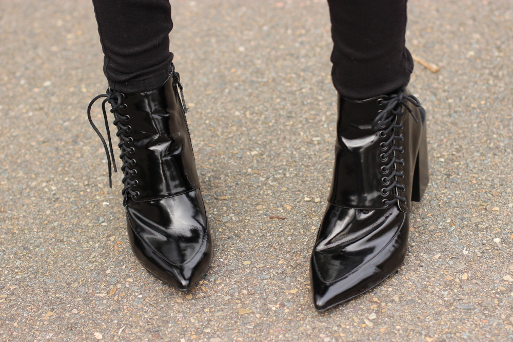 BYCHILL BLOGS | Senso Talulah II Black Hi Shine Patent leather lace up boots